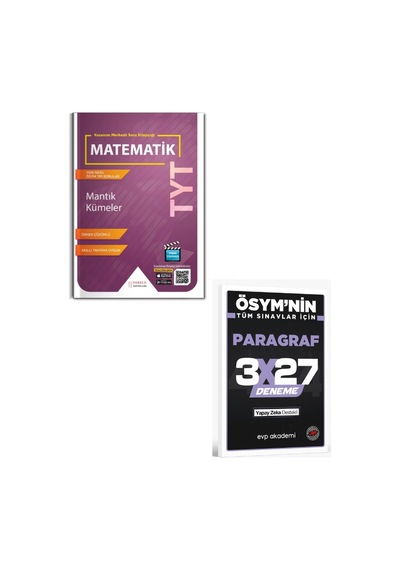 2027 Derece 2027 Mantık Kümeler - Polinomlar+ Evp Akademi Paragraf