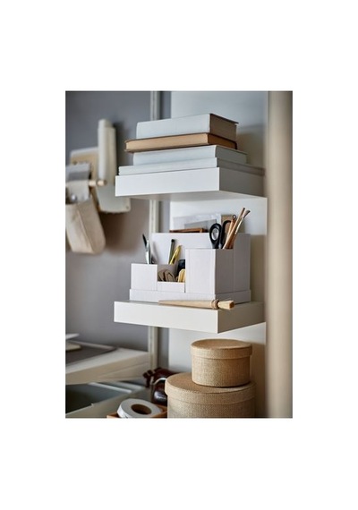 Ikea Lack Ayaksız Duvar Rafı, Beyaz, 30x190 Cm