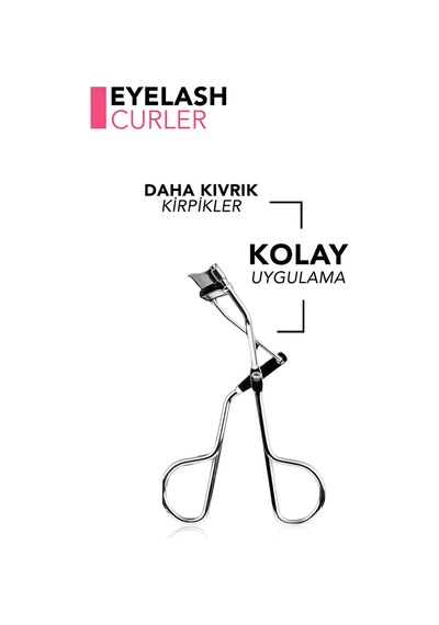 Flormar Ergonomik & Yumuşak Silikonlu Kirpik Kıvırıcı Gold