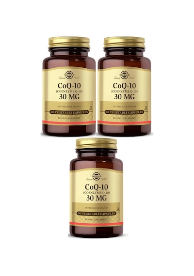 Solgar Coenzyme Q-10 30 MG 60 Kapsül 3 Adet