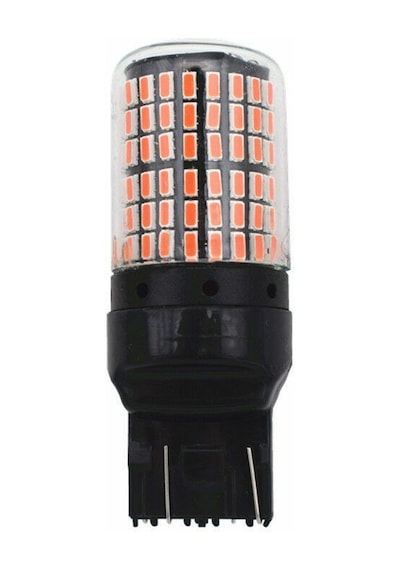 T20 Turuncu 7443 Canbus 144 Led Oto Gündüz Led Araba Sinyal Ampül 2 Adet 2 Adet