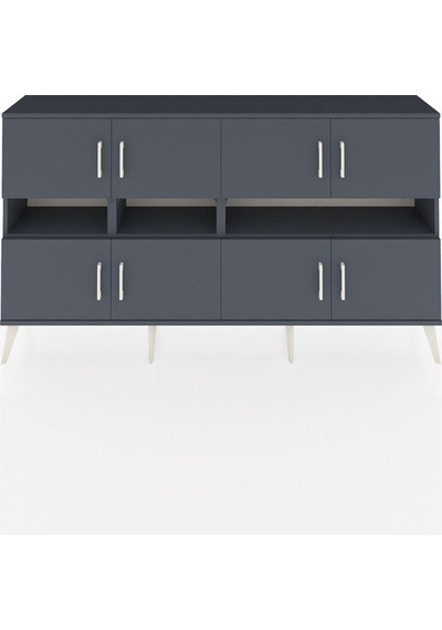 Arges Konsol 8 Raflı 8 Kapaklı 176x30x99 Antrasit-antrasit Antrasit - Antrasit Arges Konsol 8 Raflı 8 Kapaklı 176x30x99 Antrasit-antrasit Antrasit - Antrasit