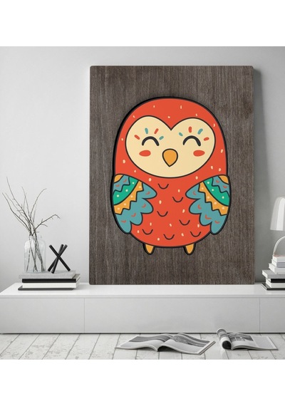 Bk Home Baykuş Tasarımlı Kanvas Tablo 50X70Cm-2