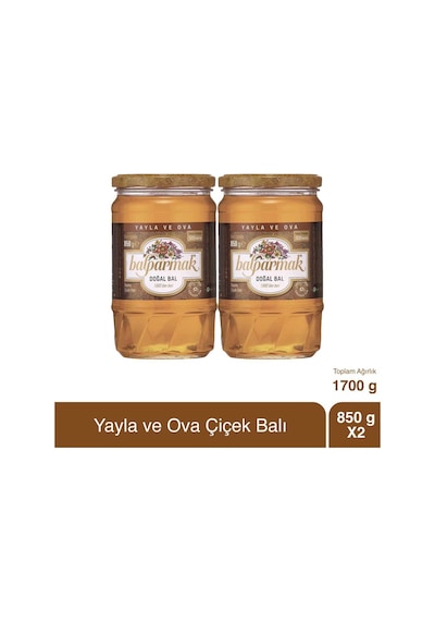 Balparmak Yayla ve Ova Çiçek Balı 2 x 850 G
