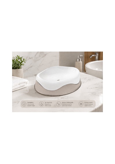 Emilahome Crystal Sabunluk Bej - 873335426 Bej