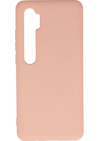 Cosmotex Newface Xiaomi Mi Note 10 Lite Kılıf Nano İçi Kadife Silikon - Pudra