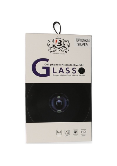 İphone 14 Pro Max Bilvis Titan Kamera Lens - Gümüş