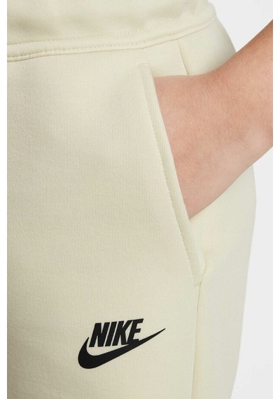 Nike Sportswear Tech Fleece Unisex Kid's Short Çocuk Fermuar Cepli Şort Krem