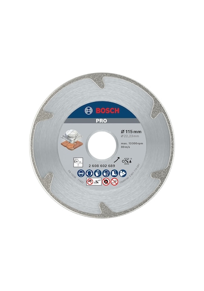 Professional Accessories Best Serisi Mermer İçin Elmas Kesme Diski 115 Mm