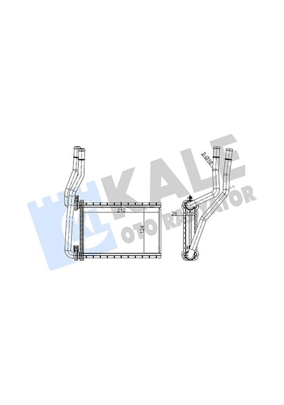 Kale 352140 Kalorifer Radyatörü - Suzuki Sx4 2007-2015 1.6 71743143 - 71768657 - 7412060pa0 - 7412062ja0