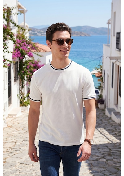 Buratti Erkek T Shirt 5904089 Beyaz
