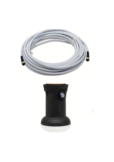Usin Tekli Çıkış Çanak Uydu LNB + Uydu Kablosu 20 M + F Konnektör