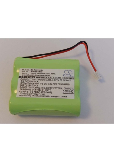 Nimh Pil - 2200mah 3.6v - Mp3 Çalarlar, Robert Sports 210hcb3bmx Gibi Müzik Çalarlar İçin