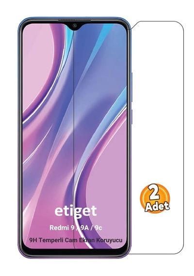 Xiaomi Redmi 9 / 9a / 9c Temperli 9h Cam Ekran Koruyucu 2 Adet