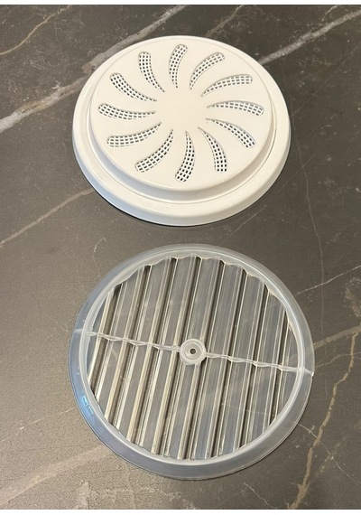 Yağmur Karavan Mutfak Banyo Menfezi Çap 18 Cm - 150 Mm Alan Havalandırma Hızlı Kolay Montaj Tasarruf Agmair Agm Fan Menfezi