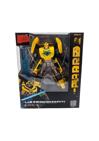 Dönüşebilen Robot Araba Sarı
