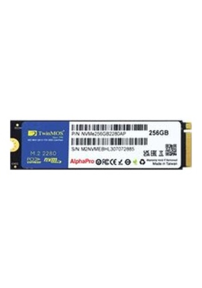 Twinmos 256gb Nvme256gb2280ap M.2 Pcıe Gen3 Nvme Ssd 3600-3250mb-s Tlc 3dnand Ssd Disk