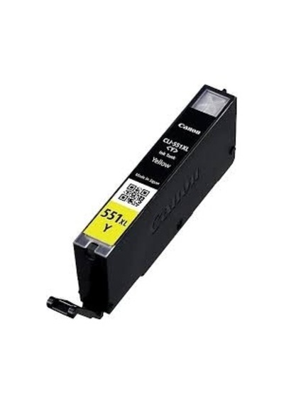 Canon Clı551ylxl Ip7250/8750/mg5450/mx925/x6850 12,50ml Uyumlu Sarı Kartuş