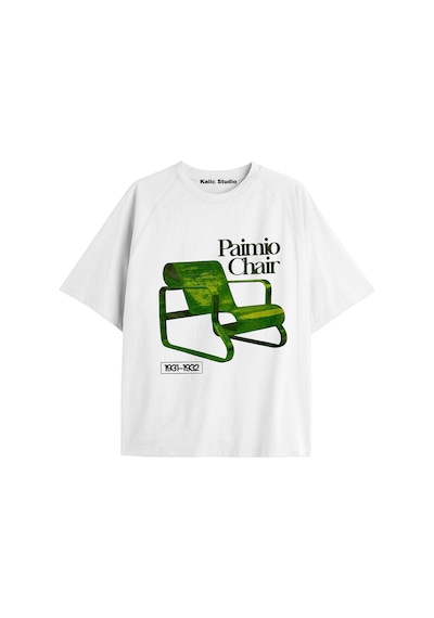Kalic Studio Y2k Vintage Pickles Baskılı Beyaz T-shirt Kod 215 Beyaz-215