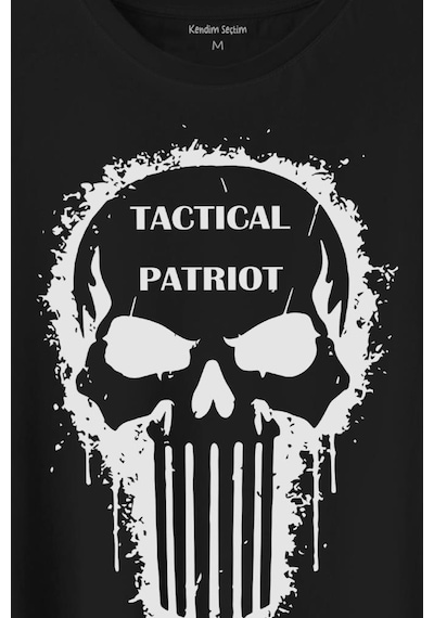 Tactical Patriot Military Vatansever Savaşçı Baskılı Tişört Unisex T-shirt 001