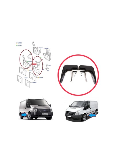Ön Sağ Sol Paçalık Ford Transit Tourneo 2000-2014 İçin