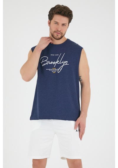 SPR22TS115  El Yazlılı Brooklyn Baskılı Tshırt