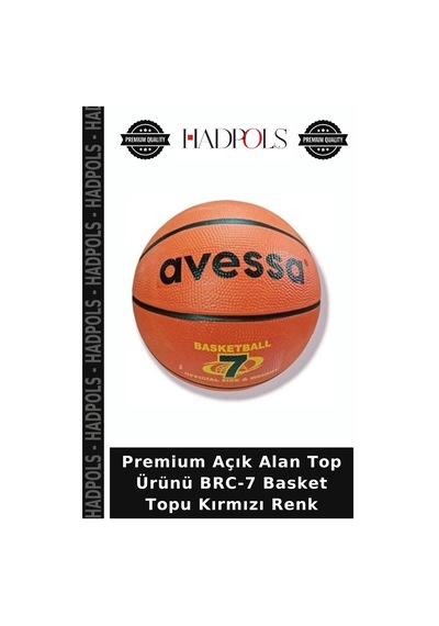 Premium Açık Alan Top Ürünü Brc-7 Basket Topu Kırmızı Renk