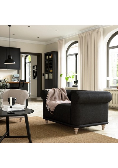 Ikea Antrasit Modern Kanepe - Tekli Koltuk