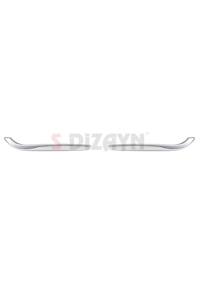 Renault Clio 5 Krom Reflektör Çıtası 2 Prç. 2019 2020 2021 2022 2023 2024 2025