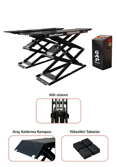 Gaptools 3.5 Ton 2 Metre Makaslı Lift Gpml101
