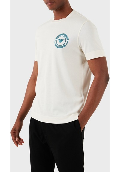 Emporio Armani Erkek T Shirt 3d1tg8 1jocz 01a5 Ekru Ekru