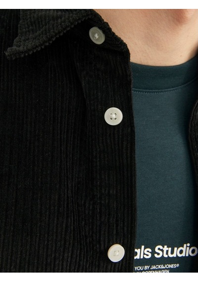 Jack & Jones Jack&jones Oversize Siyah Erkek Gömlek 12239321 001