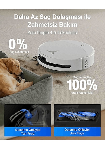 Ecovacs T90 Pro Omni Robot Süpürge Beyaz