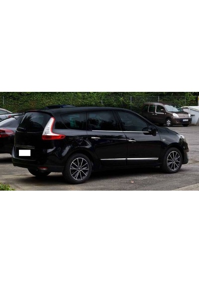 Renault Scenic 3 Uyumlu Kapı Kolu 4 Parça 2009 Üzeri Paslanmaz Krom