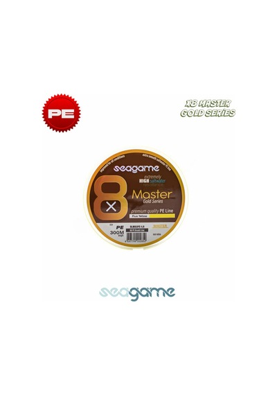 Seagame Master 8x 300m Fluo Yellow İp Misina 0.8 PE