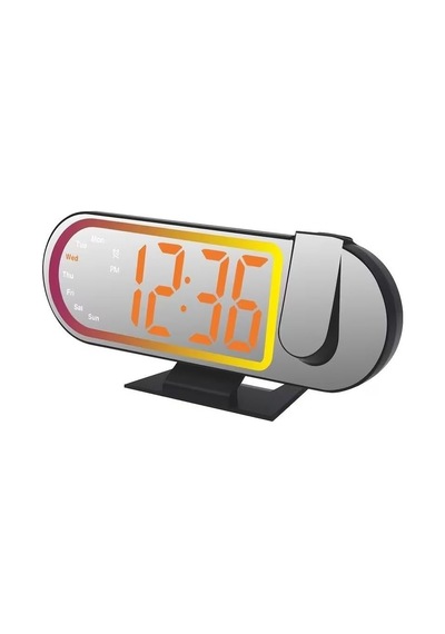 Rgb Işıklı Projeksiyonlu Dijital Alarm Saat 17 Modlu Led Ekranlı Çalar Saat Diğer