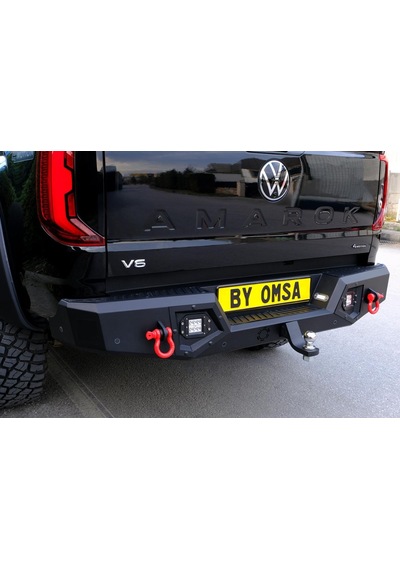 Omsa Vw Amarok Dakar V2 Çelik Arka Tampon Ledli Kör Nokta Sistemi Özel Tasarım 2022 Ve Sonrası