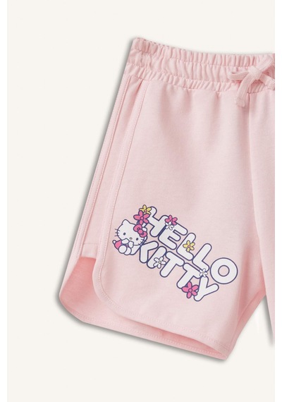 Defacto Hello Kitty Lastikli Bel Pembe Şort Kız Çocuk H4101a826hspn186 Pembe-pn186