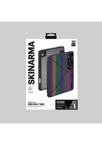 Apple Uyumlu iPad Air 11 2024 M2 Kılıf Skinarma Magnetik Yeni Nesil Kira Kobai Kılıf Colorful Kapaklı Kılıf