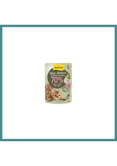 Gimcat Near Nature Ezme Sığır Etli Ve Ördekli Pouch Yetişkin Kedi Konservesi 85 Gr Mac