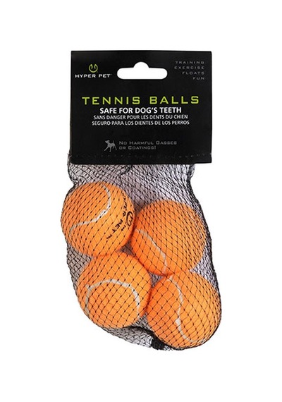 Hyper Pet 4lü Turuncu Tenis Topu Küçük Boy 4,5 Cm 261-50013.01