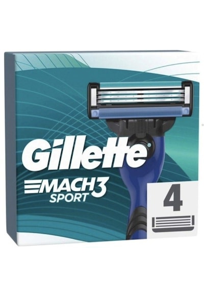 Gillette Mach3 Sport Yedek Başlık 4 X 4'lü