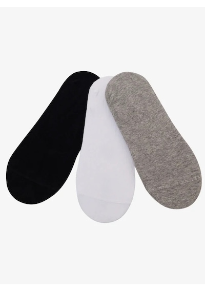 Skechers Liner No Show 3 Pack Socks Unisex Çorap Çok Renkli