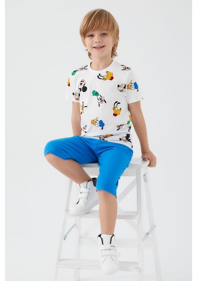 Mickey Mouse  D4795-3 Çocuk  Krem Alt Üst Takım
