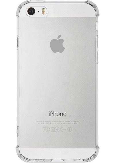 Apple Uyumlu iPhone 5SE Kapak Silikon Antishock Köşe Korumalı Airbag Şeffaf Kılıf