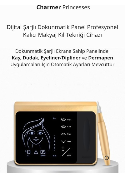 East Medikal Charmer Princesses Kalıcı Makyaj Cihazı