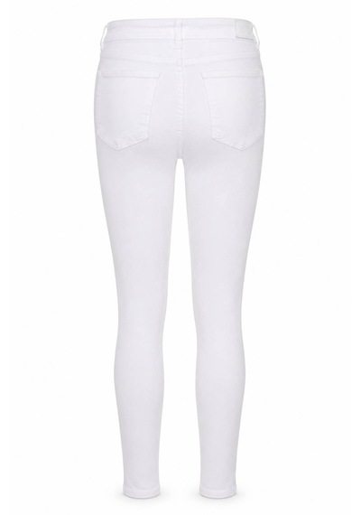 Double Slim Skinny Beyaz Kadın Jean Pantolon 3529