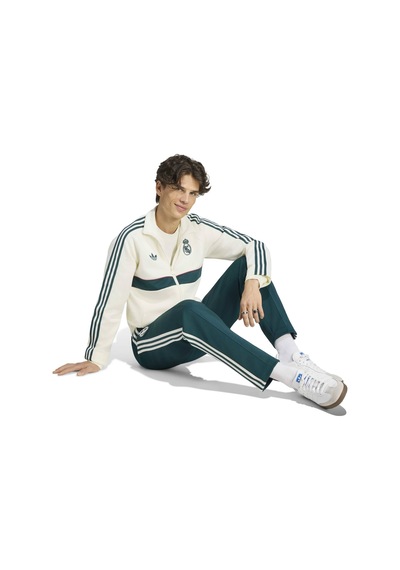 Ivory Adidas Real Madrid Erkek Futbol Ceket Og2 Tt Kg2971 Bej