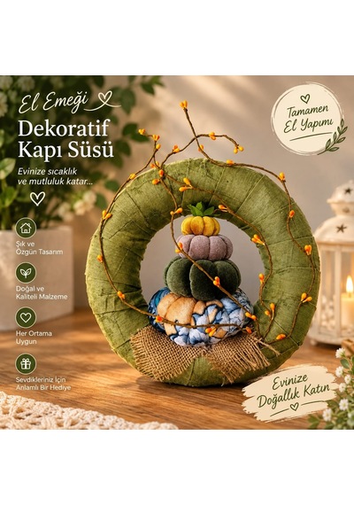 El Yapımı Kapı Süsleri Yeşil