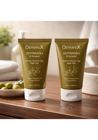 Zeytinyağlı El Kremi 2'li 50 Ml Yoğun Nemlendirici Avantajlı Set
